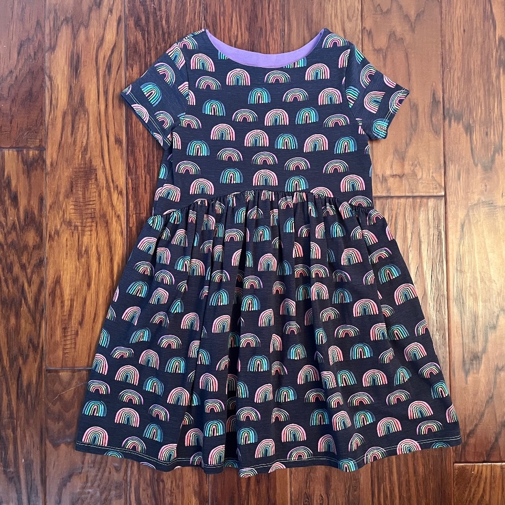 Lily Goat knit rainbow dress